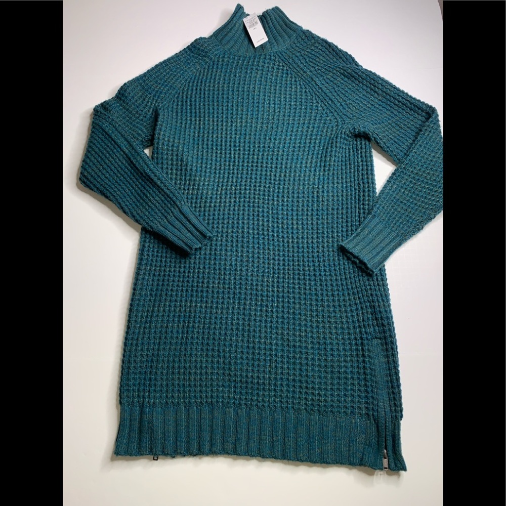 NWT AEO DARK TEAL SWEATER DRESS